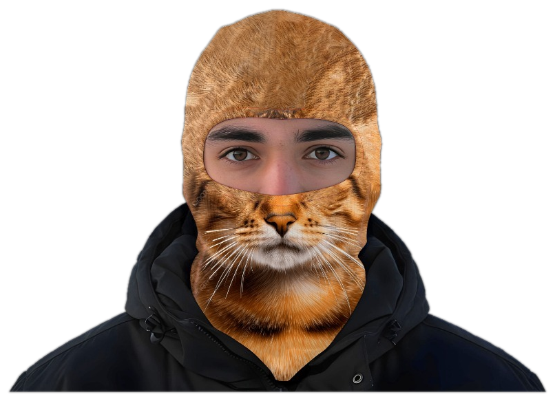 Balaclava Gato Divertido