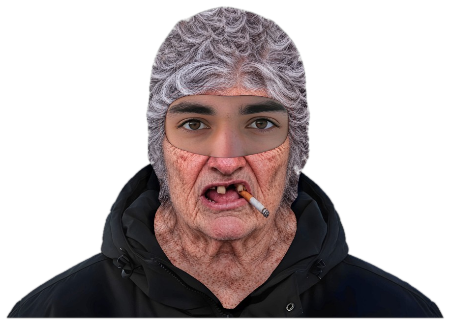 Balaclava Vovó Rebelde
